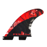 derives surf FCS II MB PC Carbon Large Red Tri Retail Fins