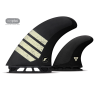 futures fins twin+1 alpha series carbon twin fins