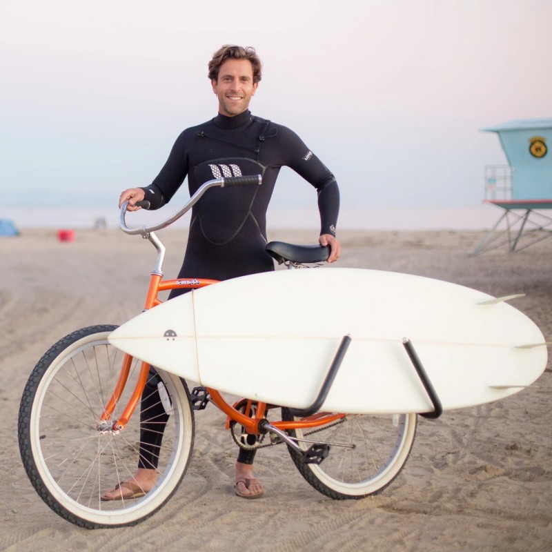 porte surf velo SHORTBOARD RACK moved by bikes