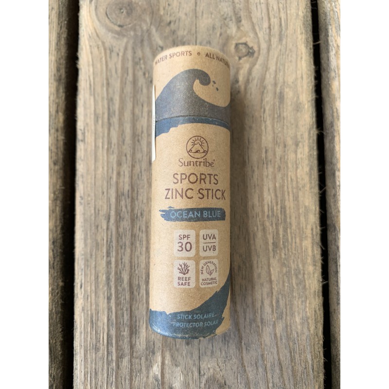 STICK SOLAIRE spf30 suntribe sports zinc stick blue