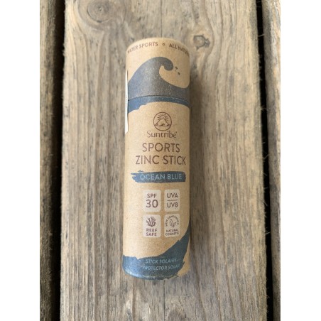 STICK SOLAIRE spf30 suntribe sports zinc stick blue