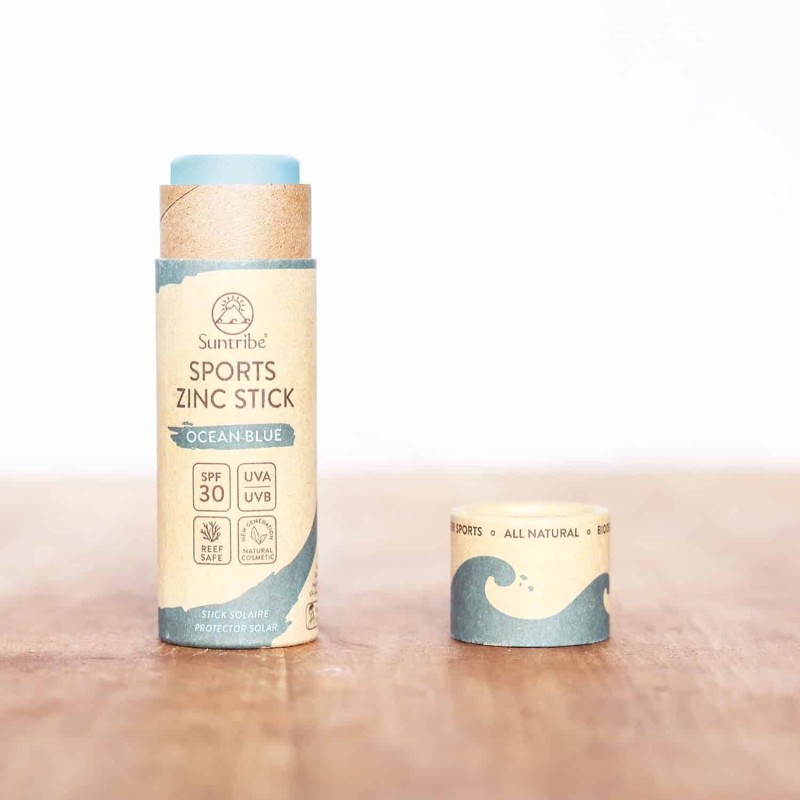 STICK SOLAIRE spf30 suntribe sports zinc stick blue