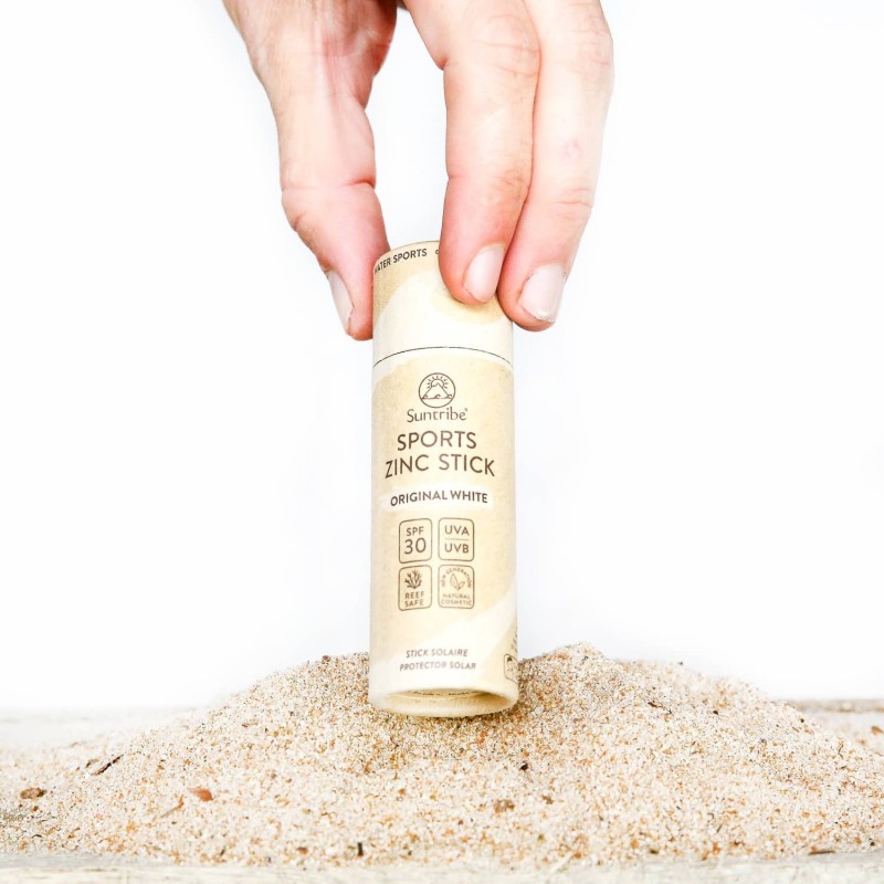 STICK SOLAIRE spf30 suntribe sports zinc stick white