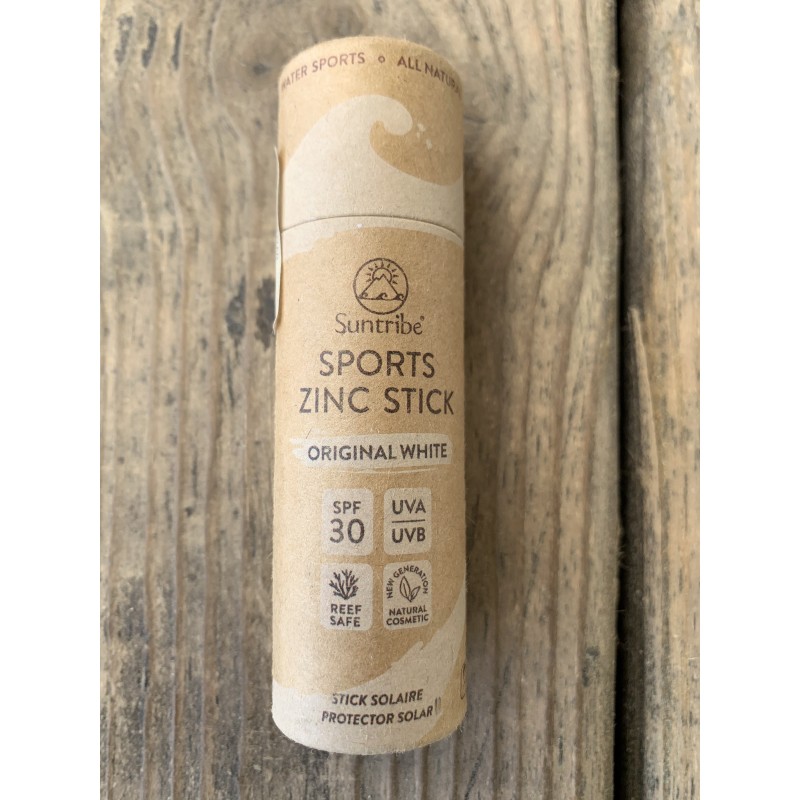 STICK SOLAIRE spf30 suntribe sports zinc stick white