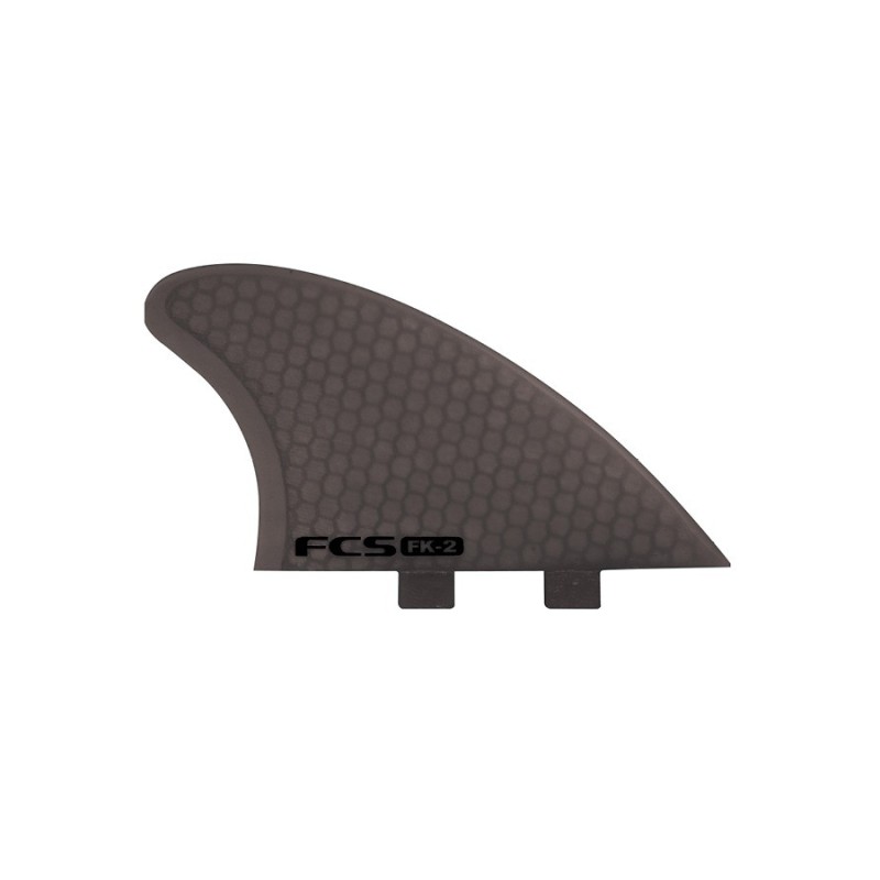 derives surf fcs FK-2 PC Fish Keel Smoke Twin Fin Set