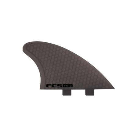 derives surf fcs FK-2 PC Fish Keel Smoke Twin Fin Set