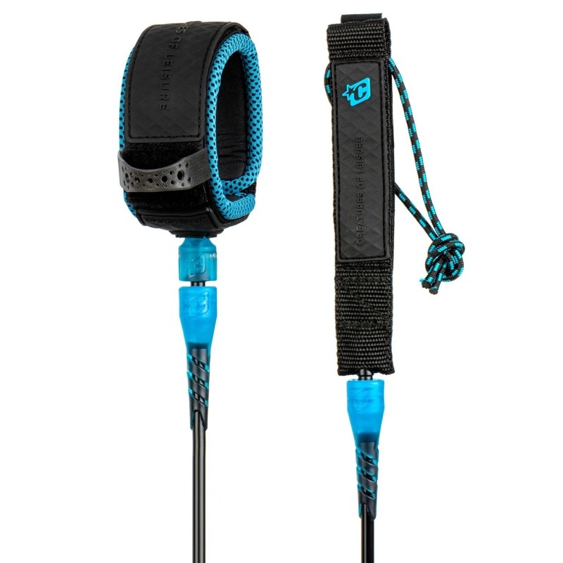 leash creatures PRO 6 BLACK CYAN