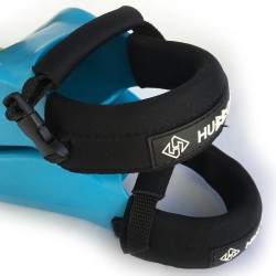 leash de palme hubboards hubb deluxe fin tethers black