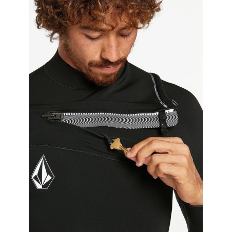 volcom modulator 3 2mm zip avant - combi surf integrale