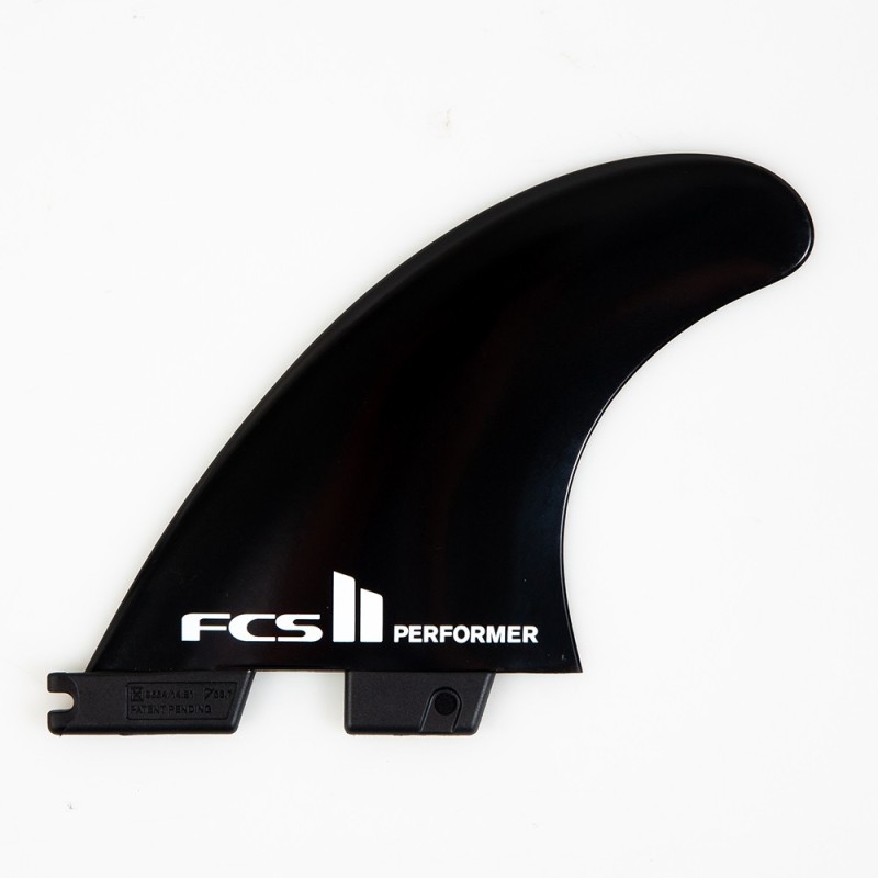 derives surf FCS II Performer Black Small Tri Retail Fins