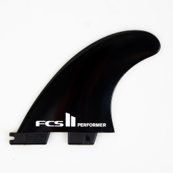 derives surf FCS II Performer Black Medium Tri Retail Fins