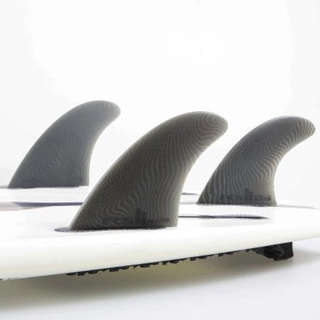 derives surf FCS II Reactor Neo Glass Medium Ash Tri Fins