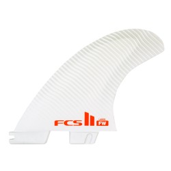 derives surf FCS II FW PC Medium White Tri Retail Fins