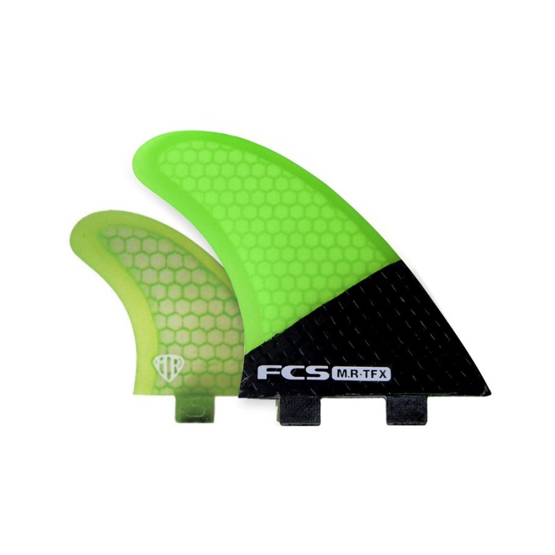 derives surf fcs MR TFX PC Carbon Fluro Tri Fin Set
