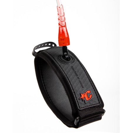 leash bodyboard creatures RELIANCE BICEP M RED SPECKLE BLACK