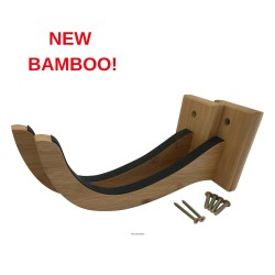 porte surf déco support mural corsurf single rack bamboo