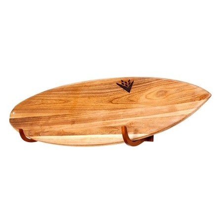 Support mural surf bois CoreSurf Single Rack – vue d'ensemble