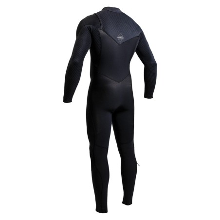 oneill hyperfreak 3/2mm black zip avant - combi surf integrale