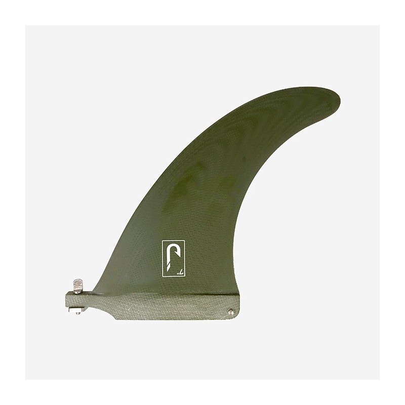 dérive surf single fin just fiberglass 7" old green