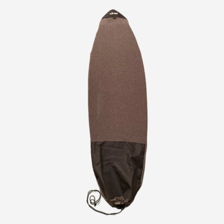 housse surf just 5'8 shortboard sock cover grey black
