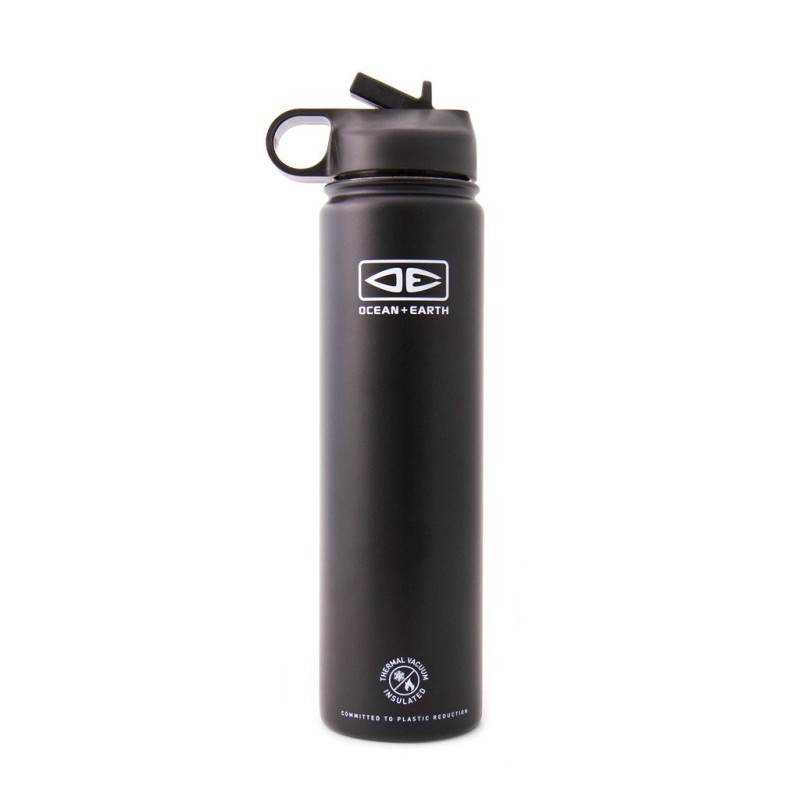gourde isolante ocean earth insulated flip lid flask black