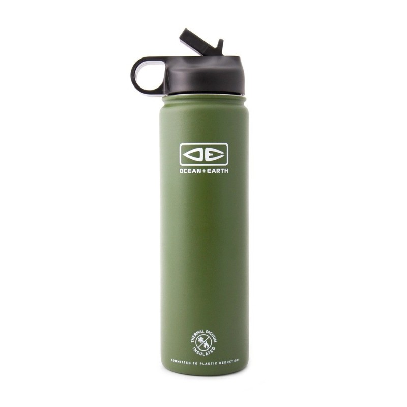 gourde isolante ocean earth insulated flip lid flask olive