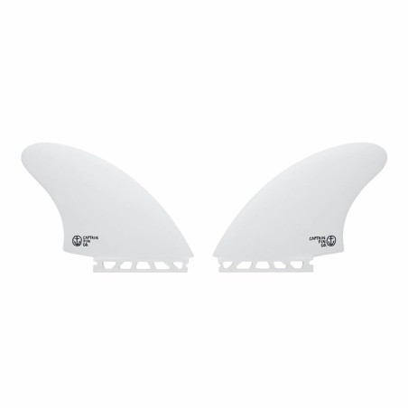 derives surf captain fin cf keel fin st single tab white