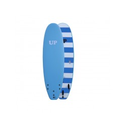 planche de surf up softboard go 6'6 blue stripe blue