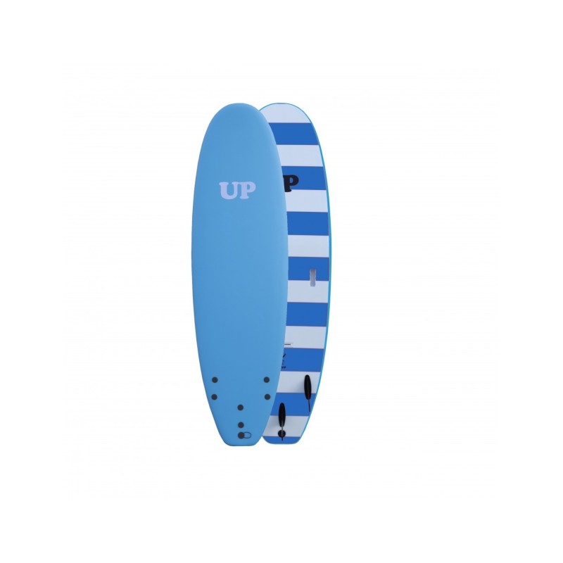 planche de surf up softboard play 7'0 aquamarine stripe red