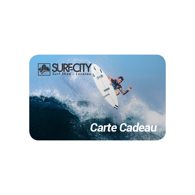 Carte Cadeau Surf City Surfshop Lacanau