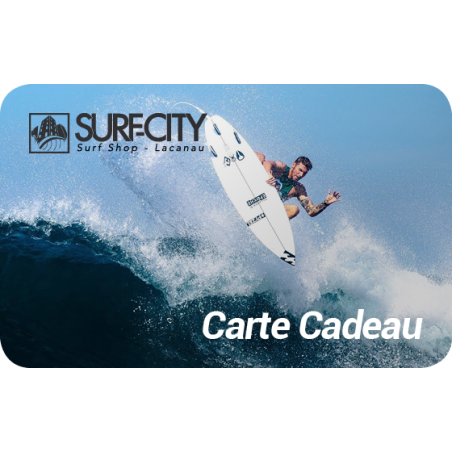 Carte Cadeau Surf City Surfshop Lacanau