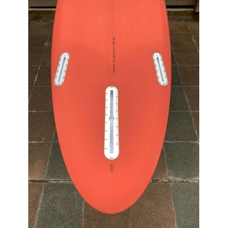 planche surf one bad egg 7'4 resin tint red mark phipps