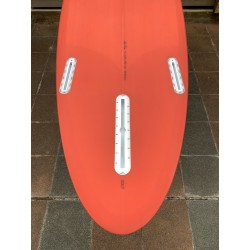 planche surf one bad egg 7'4 resin tint red mark phipps