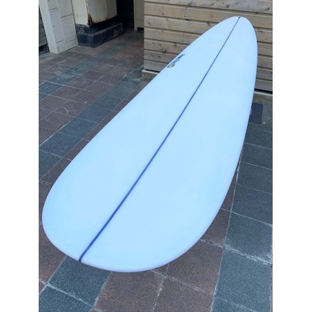 planche surf longboard freaky toys 9'1 blue monday monolite epoxy