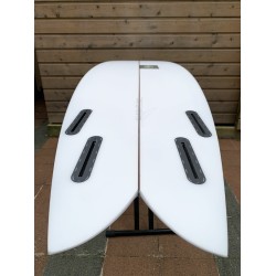 planche de surf christenson nautilus 6'6 swallow tail futures fins