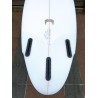 surf lib tech 5'8 lost round nose fish white
