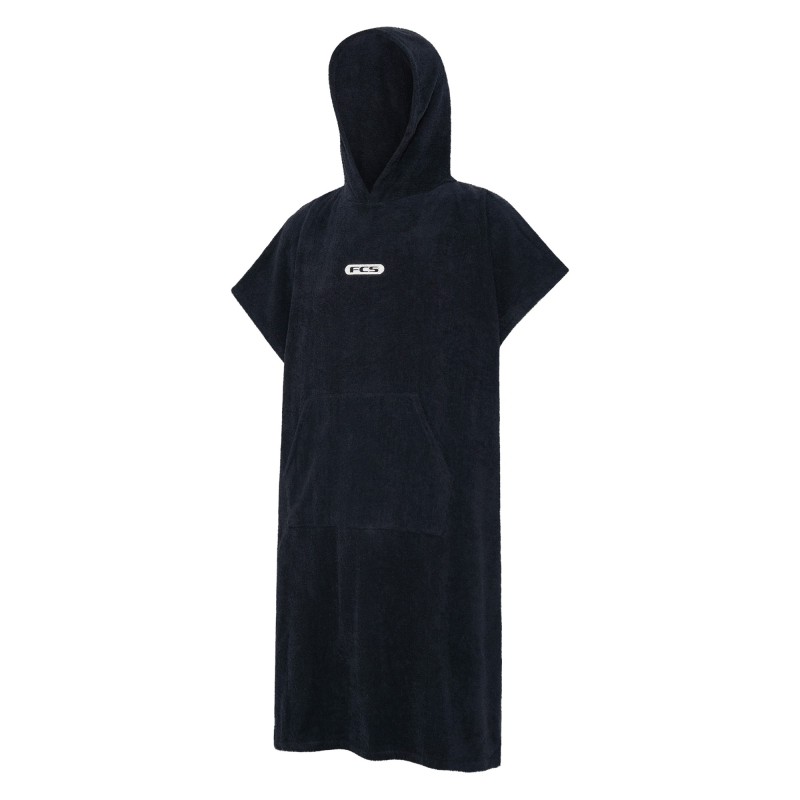 poncho surf FCS Towel Poncho Black