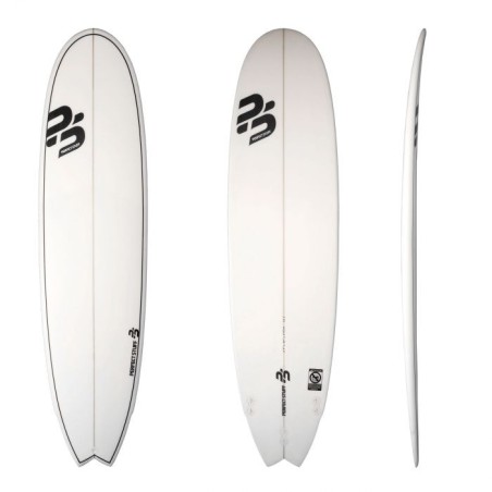 planche surf 6'9 perfect stuff fish clear