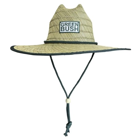 chapeau greenbush tréssé 100% paille bio