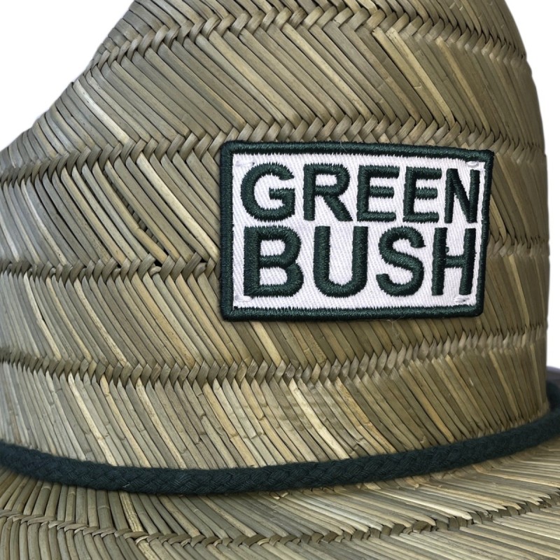 chapeau greenbush tréssé 100% paille bio