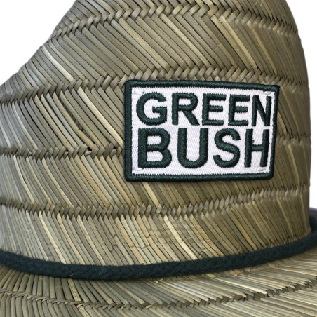 chapeau greenbush tréssé 100% paille bio