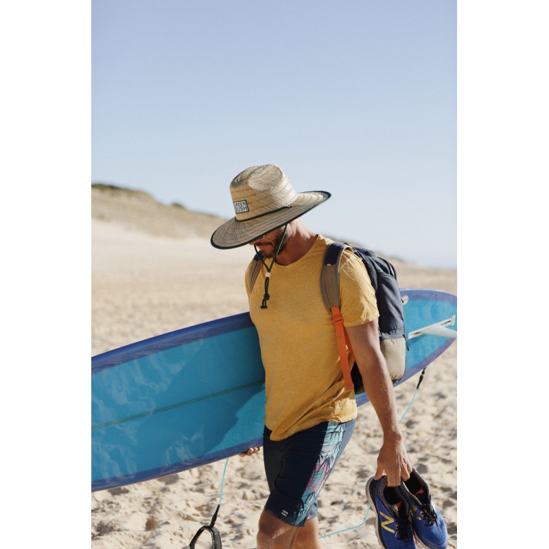 chapeau greenbush tréssé 100% paille bio