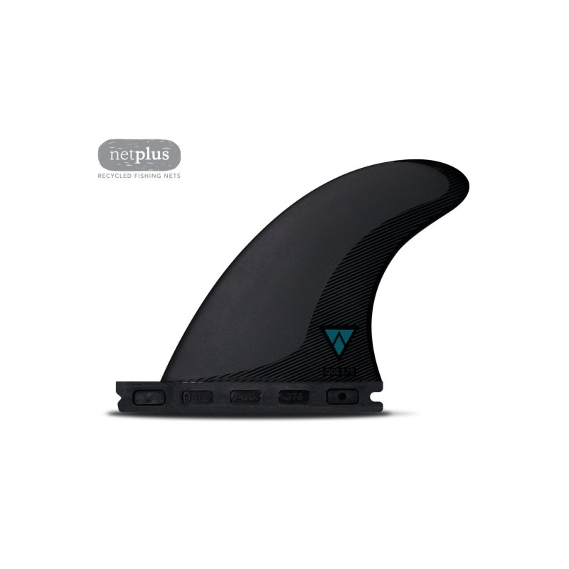 dérives surf futures fins qd2 3.75 alpha quad rear carbon aqua
