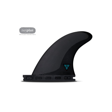 dérives surf futures fins qd2 3.75 alpha quad rear carbon aqua