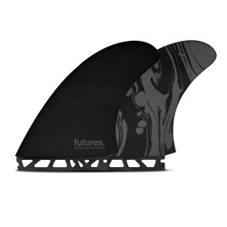 dérives futures fins son of cobra twin fins black marble