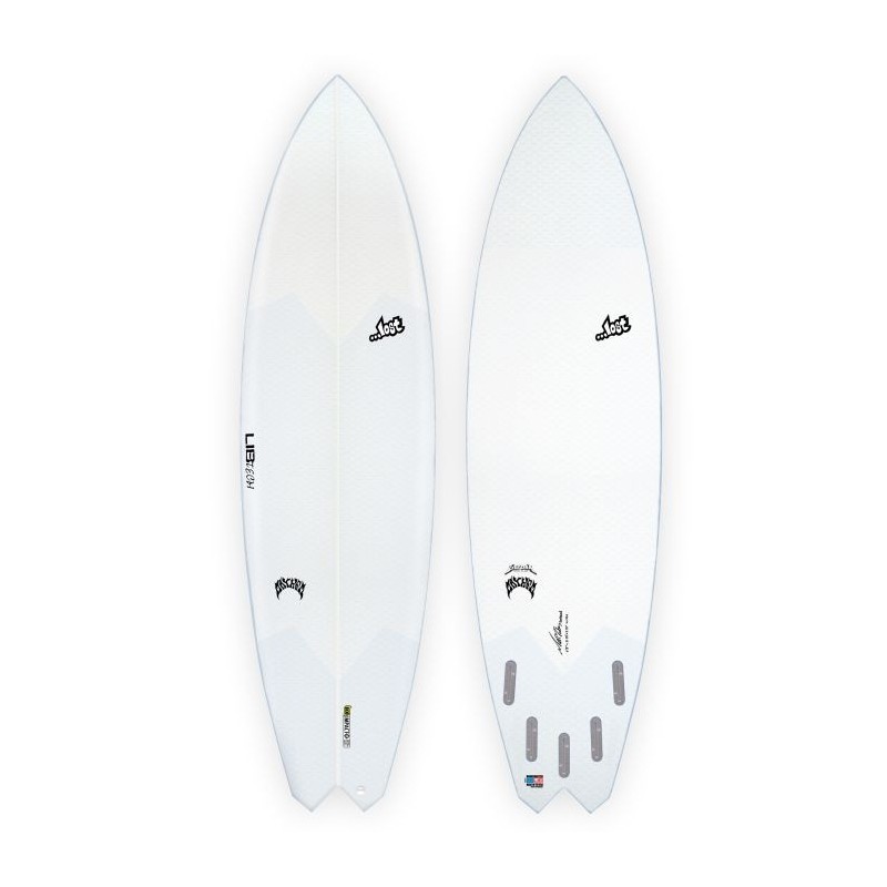 planche surf lib tech 6'8 glydra lost mayhem