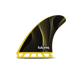 dérives futures fins p6 legacy series thruster rtm hex yellow