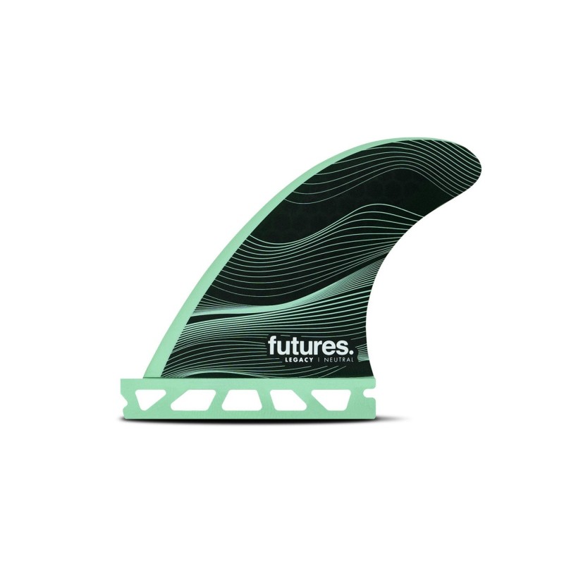 dérives futures fins f3 legacy series thruster rtm hex green