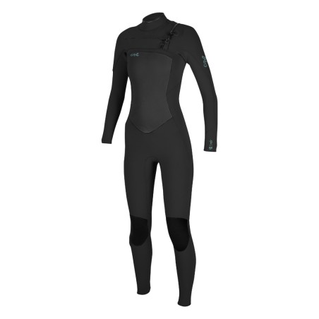 combinaison surf oneill wms epic 3/2mm zip avant black - combi surf integrale