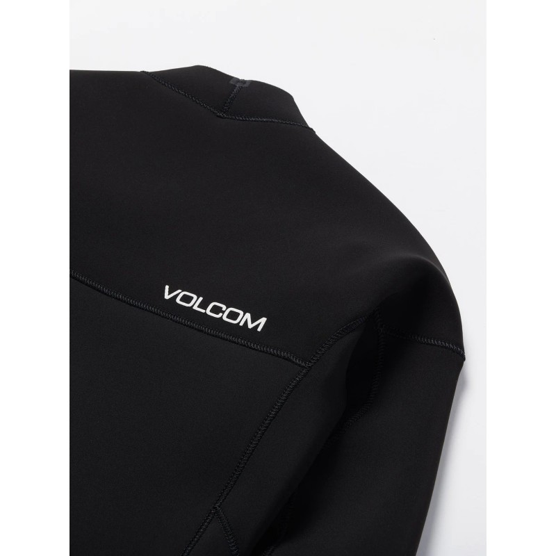 neoprene volcom femme  3/2mm zip avant - combi surf integrale